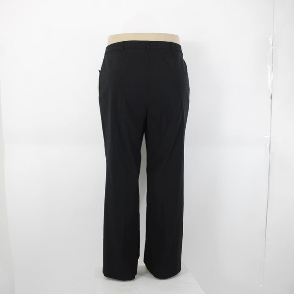 INC NEW $79 Sz 16W x 30 Black Pockets Cotton Lycra Spandex Casual Pant