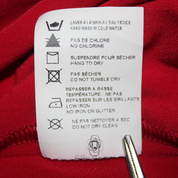 Joseph Ribkoff Top Veston Jacket Sz 14 Red Silver Embellishments Zipper Poly