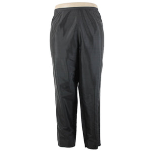Sutton Studio NEW $69 Sz 18 x 29 Black Unlined Button Closure 100% Silk Pant