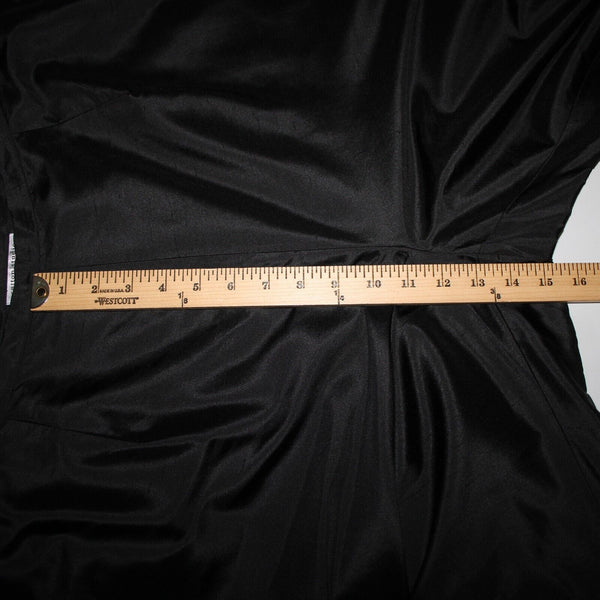 Sutton Studio NEW $69 Sz 18 x 29 Black Unlined Button Closure 100% Silk Pant