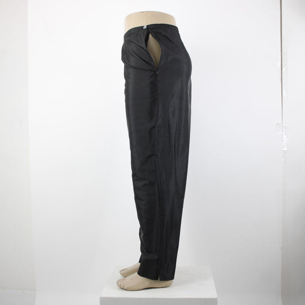 Sutton Studio NEW $69 Sz 18 x 29 Black Unlined Button Closure 100% Silk Pant