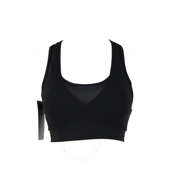 Lorna Jane NEW $70 Bella Sz S Black Removable Pads Nylon Elastane Sports Bra