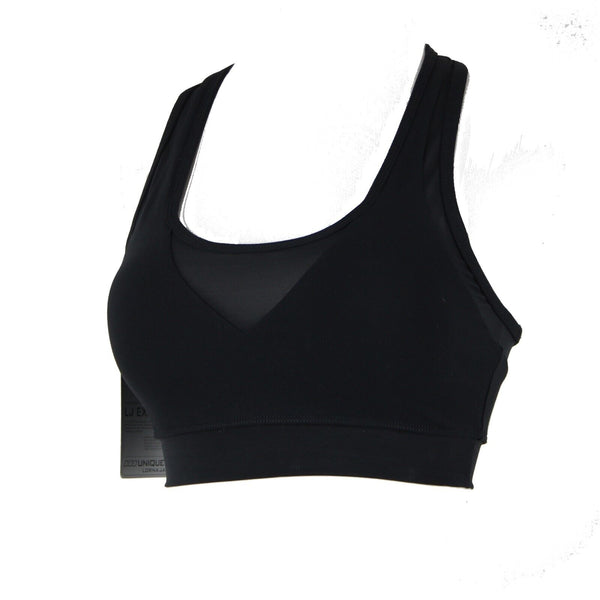 Lorna Jane NEW $70 Bella Sz S Black Removable Pads Nylon Elastane Sports Bra