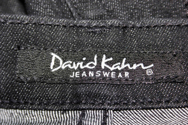 David Kahn Jeanswear Sz 30 x 26 Black Denim Bootcut Crop Jeans