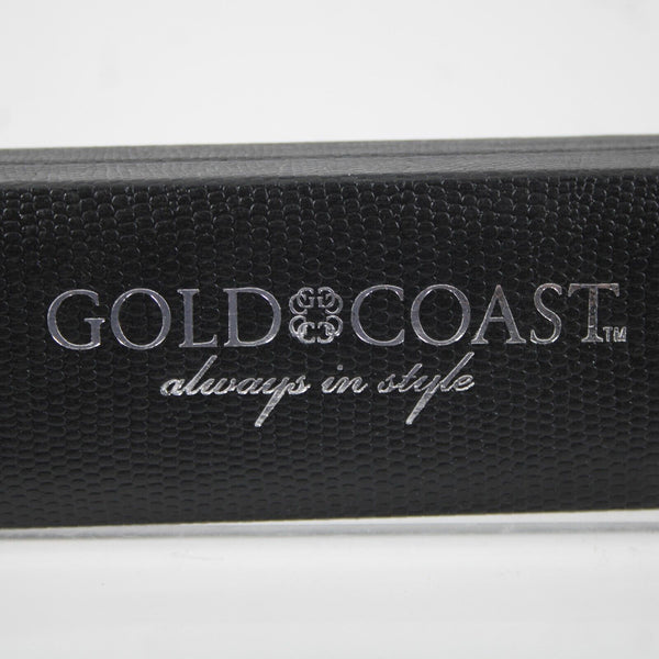 Gold Coast Silver Tone Amethyst CZ Platinum Plated 7.5" Ext 2" Bracelet
