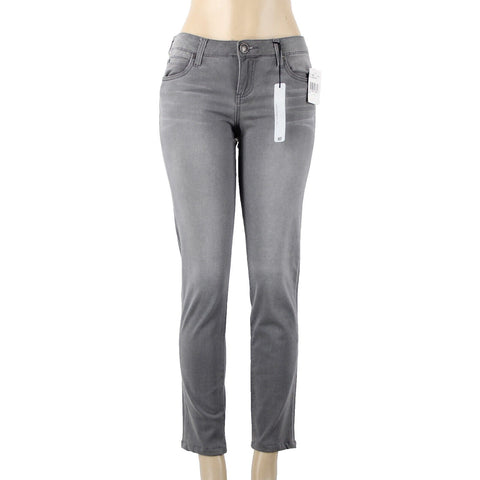 Kut NEW $91 Diana Skinny Sz 4 x 30 Grey Pockets Cotton Spandex Pant