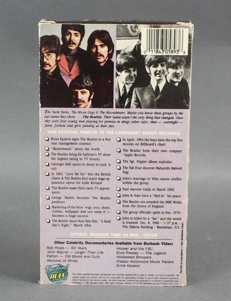 The Beatles 1991 Documentary VHS
