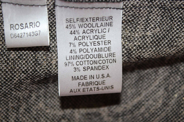 Diane Von Furstenberg Sz 10 Tan Black Gold Pocket Rosa Rio Wool Blend Dress