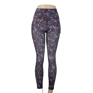 A Core NEW $58 Sz S 27 Gray Purple Multi Color Pull On Poly Spandex AW Pant