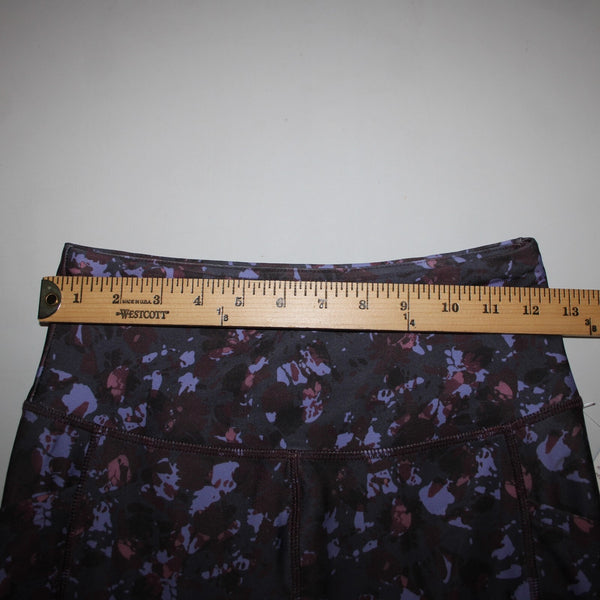 A Core NEW $58 Sz S 27 Gray Purple Multi Color Pull On Poly Spandex AW Pant
