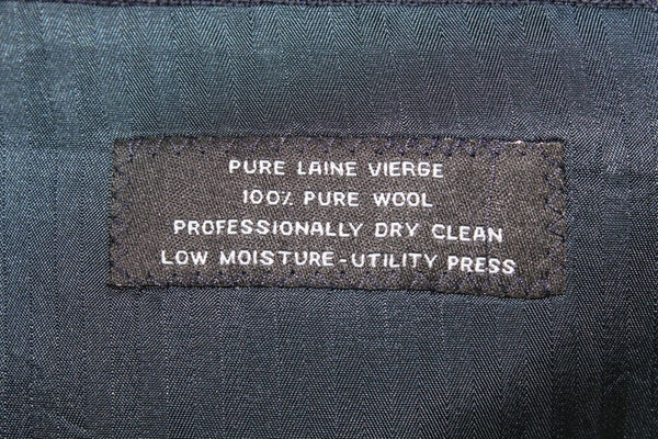 Club Room Sz 42R Navy Blue Gold Button 100% Wool Lined Blazer Jacket