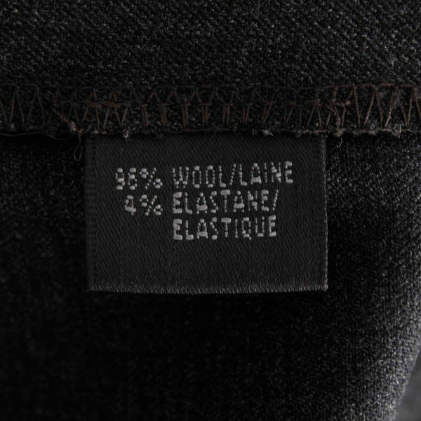 Lafayette 148 NY Sz 8 x 31 Charcoal Straight Leg Wool Blend Trouser Pant