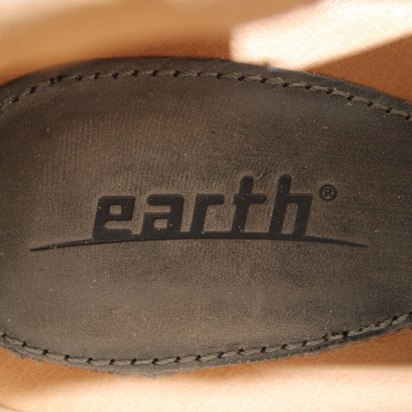 Earth Vicki Wide Sz 11 D Moroccan Blue Leather Upper Inner 2" Heel