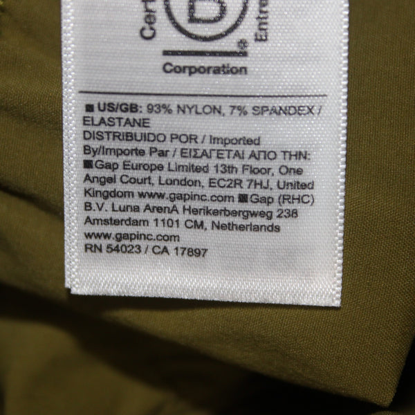 Athleta Jumpsuit NEW $139 Flex Sz SP x 26 Olive Green Combinaison Nylon Spandex