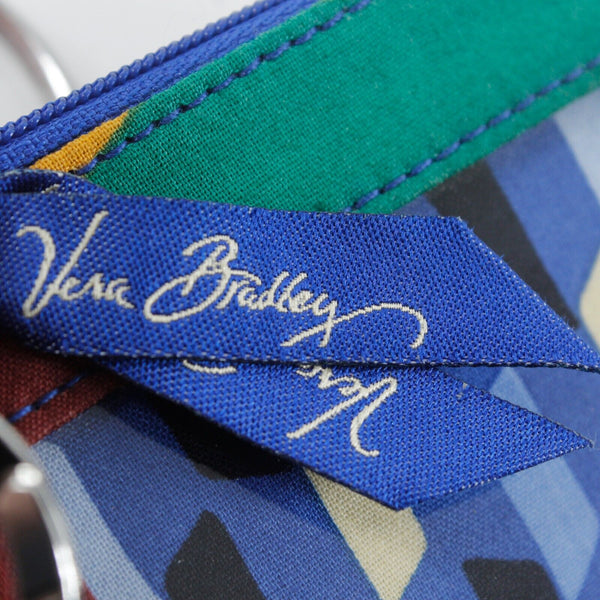Vera Bradley 3 x 5  Multicolored Fabric Zip Top ID Coin Purse Wallet