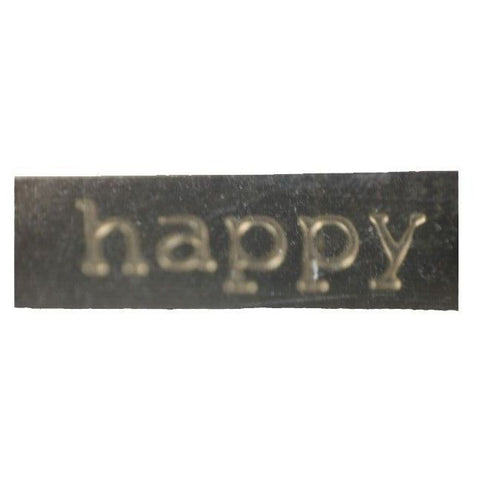 Jook And Nona 18K Gold Plated Happy Bar 18" Necklace