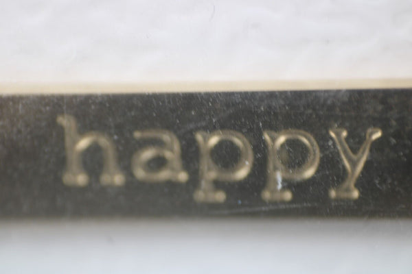 Jook And Nona 18K Gold Plated Happy Bar 18" Necklace