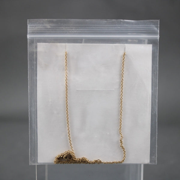 Jook And Nona 18K Gold Plated Happy Bar 18" Necklace