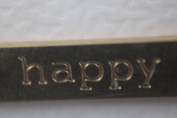 Jook And Nona 18K Gold Plated Happy Bar 18" Necklace