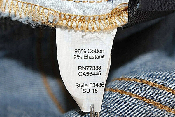 J Crew Stretch 27 x 24 Faded Blue Distressed Straight Cotton Elastane Jean