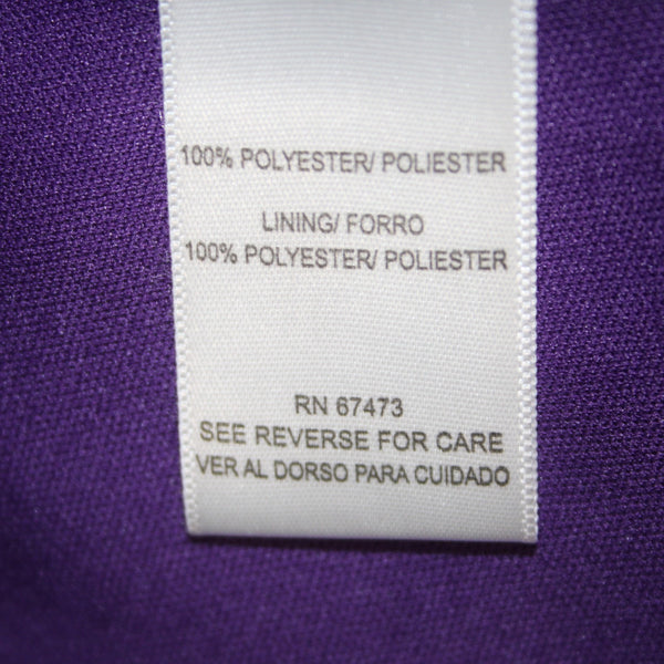 Danny And Nicole Dress NEW $74 Sz 10 Purple Multi Colored Pleated 100% Polyester