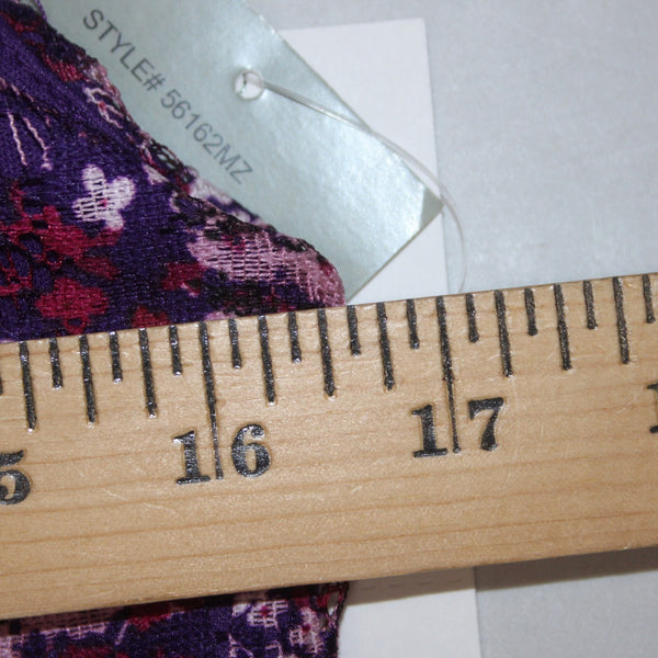 Danny And Nicole Dress NEW $74 Sz 10 Purple Multi Colored Pleated 100% Polyester
