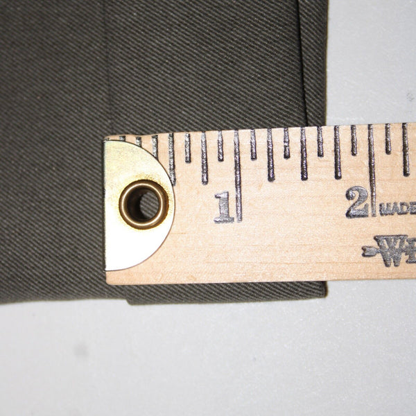 Pronto Uomo Sz 36 x 32 Olive Green Front Slash Pocket 100% Polyester Pants