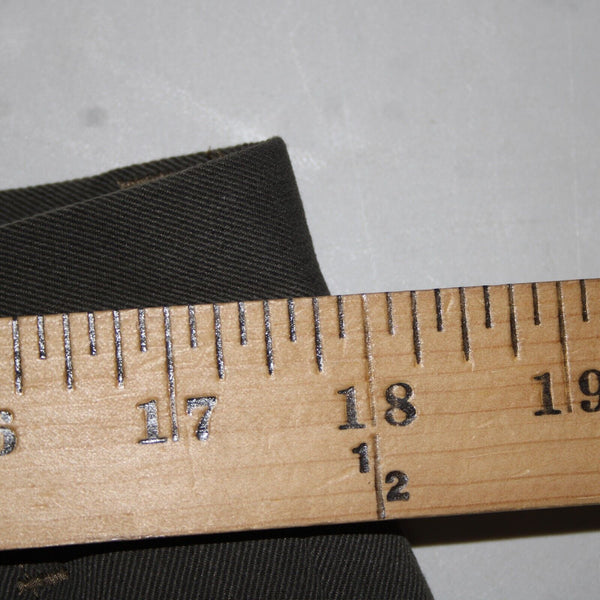 Pronto Uomo Sz 36 x 32 Olive Green Front Slash Pocket 100% Polyester Pants