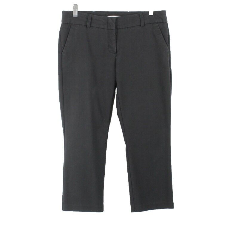 Kenar Sz 6 X 22 Black Cotton Blend Capri Unlined Pant