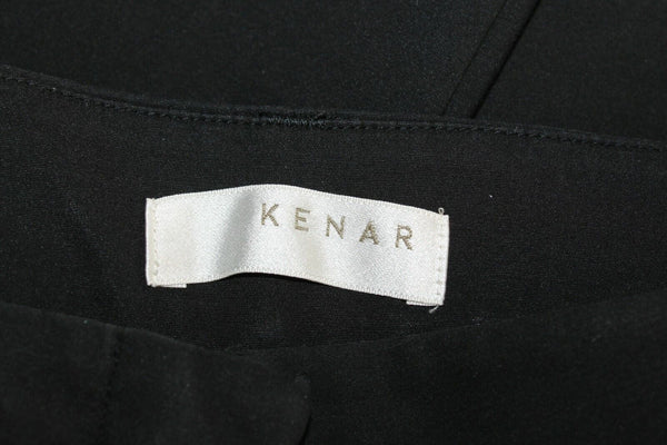 Kenar Sz 6 X 22 Black Cotton Blend Capri Unlined Pant