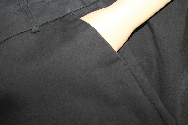 Kenar Sz 6 X 22 Black Cotton Blend Capri Unlined Pant