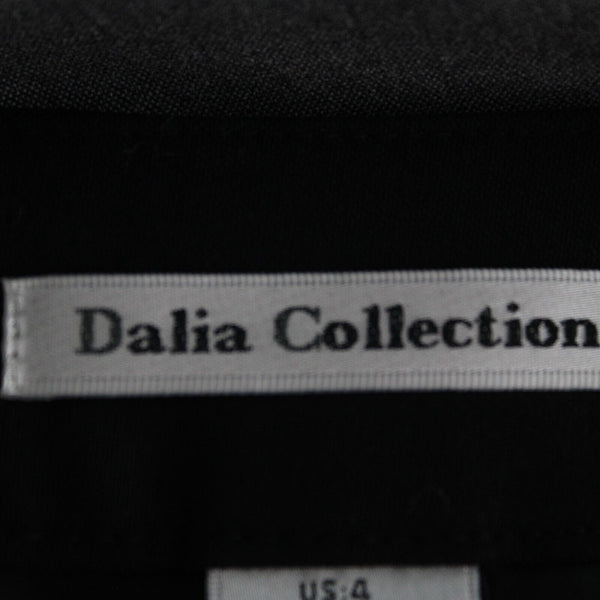 Dalia Collection NEW Sz 4 Black Gray Lower Rise City Fit Poly Rayon Pencil Skirt