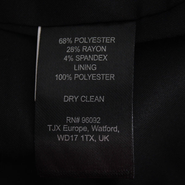 Dalia Collection NEW Sz 4 Black Gray Lower Rise City Fit Poly Rayon Pencil Skirt