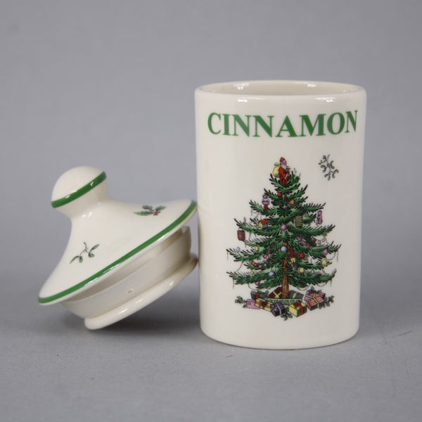 Spode Spice Jars Christmas Tree 2pc Set Of 2 Multi Colored Spice Jars