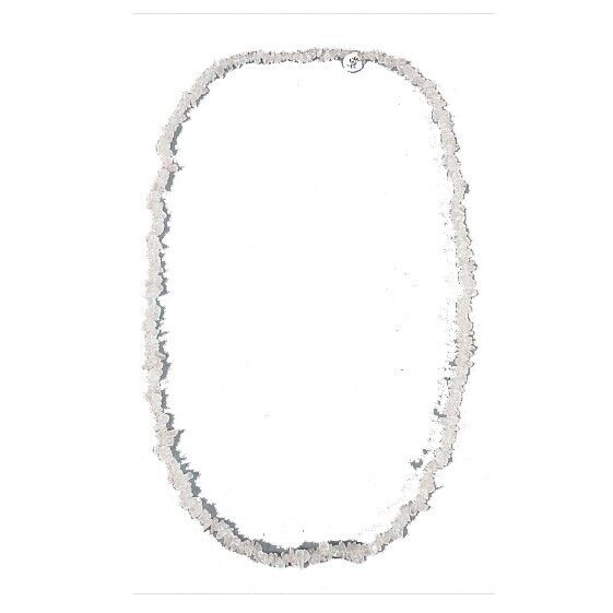 Rose Quartz Chips NEW $34 Sz 35" Pink Single Strand Chip Necklace