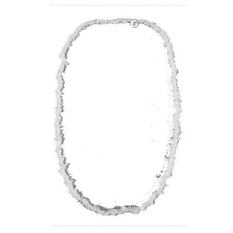 Rose Quartz Chips NEW $34 Sz 35" Pink Single Strand Chip Necklace