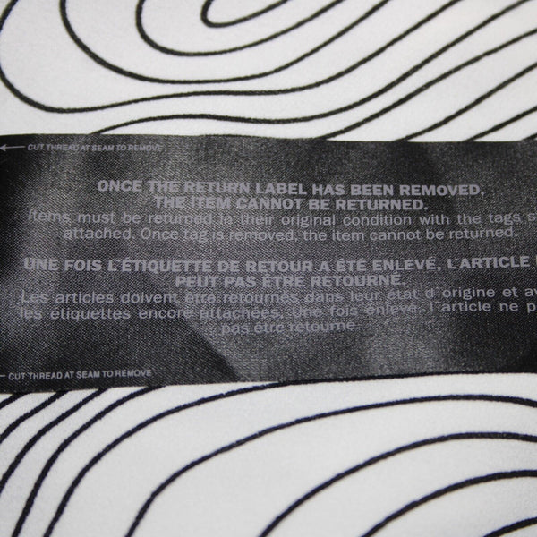 BCBG Maxazria NEW $348 Sz S Midnight Light Wave Black White Aysm Polyester Dress