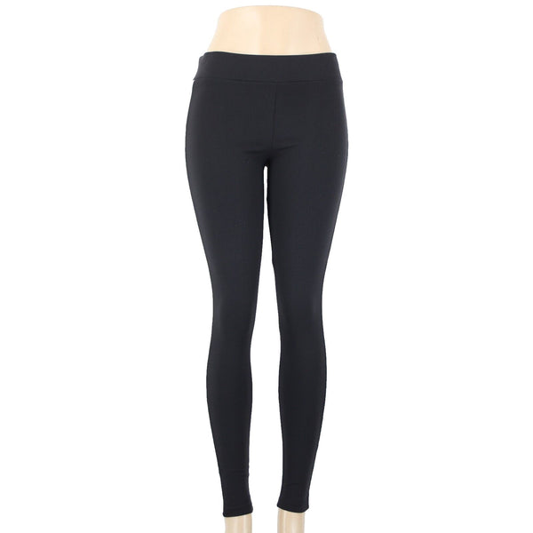 Willow & Clay Sz M x 30 Black White Strip Stretch Elastic Nylon Spandex Pants