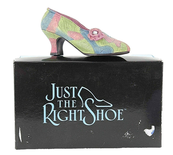 Just The Right Shoe Rose Court NEW 1998 Pink Multi Rhinestone 25009 Shoe