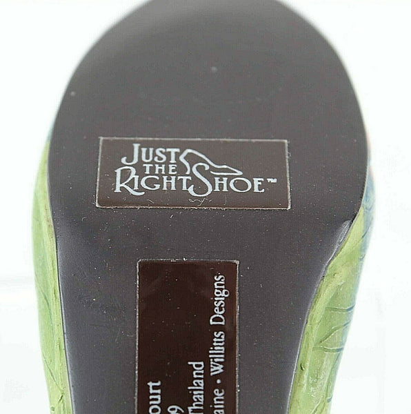 Just The Right Shoe Rose Court NEW 1998 Pink Multi Rhinestone 25009 Shoe