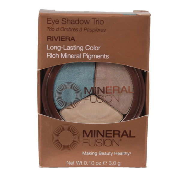 Mineral Fusion Eye Shadow Trio NEW 3g Riviera Long Lasting Eye Shadow Trio