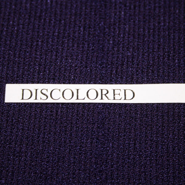 Toula Sz 4 Dark Purple Collared Zip Santana Knit No Fabric Label AS IS Dress