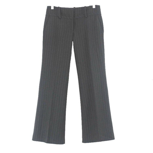 Arden B Sz 2 x 29 Gray Pinstripe Acrylic Polyester Blend Trouser Pant