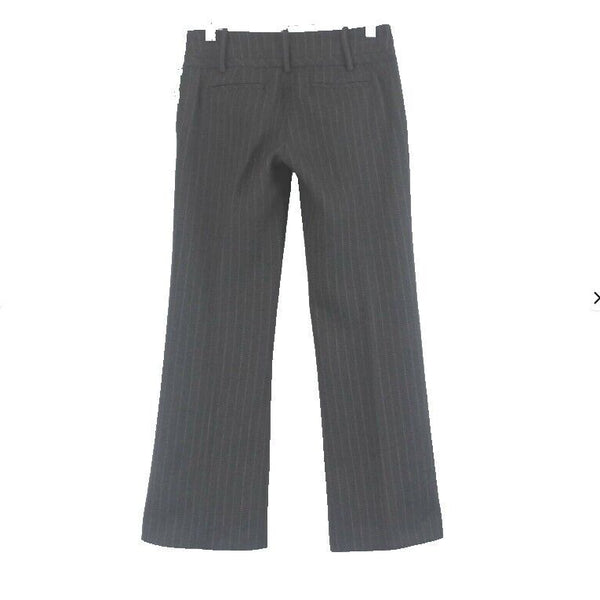 Arden B Sz 2 x 29 Gray Pinstripe Acrylic Polyester Blend Trouser Pant