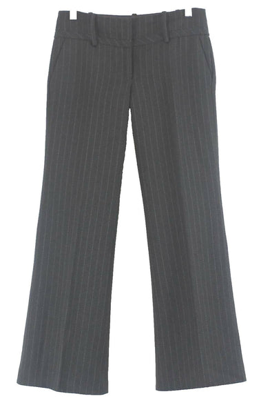 Arden B Sz 2 x 29 Gray Pinstripe Acrylic Polyester Blend Trouser Pant