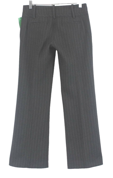Arden B Sz 2 x 29 Gray Pinstripe Acrylic Polyester Blend Trouser Pant