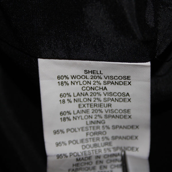 Bebe NEW $98 Sz 6 Black White Princess Seams Lined Wool Viscose Pencil Skirt