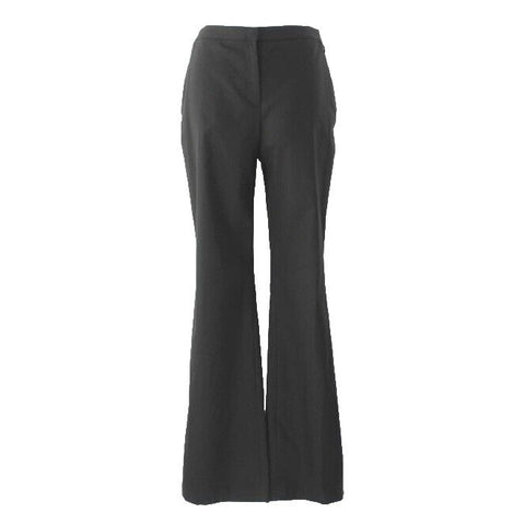 Worth New Sz 10 x 32.5 Black Cotton Blend Zip Pocket Lined Trouser Pant