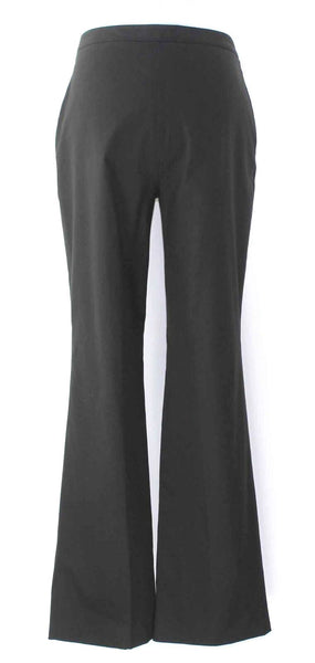 Worth New Sz 10 x 32.5 Black Cotton Blend Zip Pocket Lined Trouser Pant