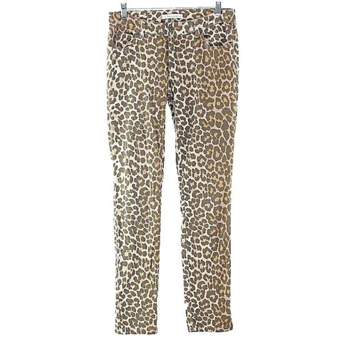 French Connection Sz 4 X 31 Animal Print Cotton Spandex Pant